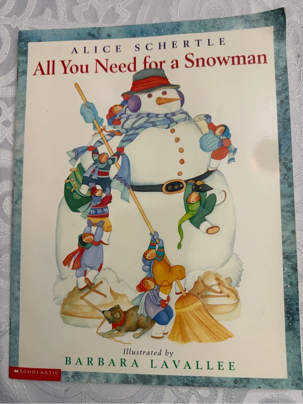 Alice Schertle "All You Need for a Snowman" Picture Book Softcover - Picture 1 of 2